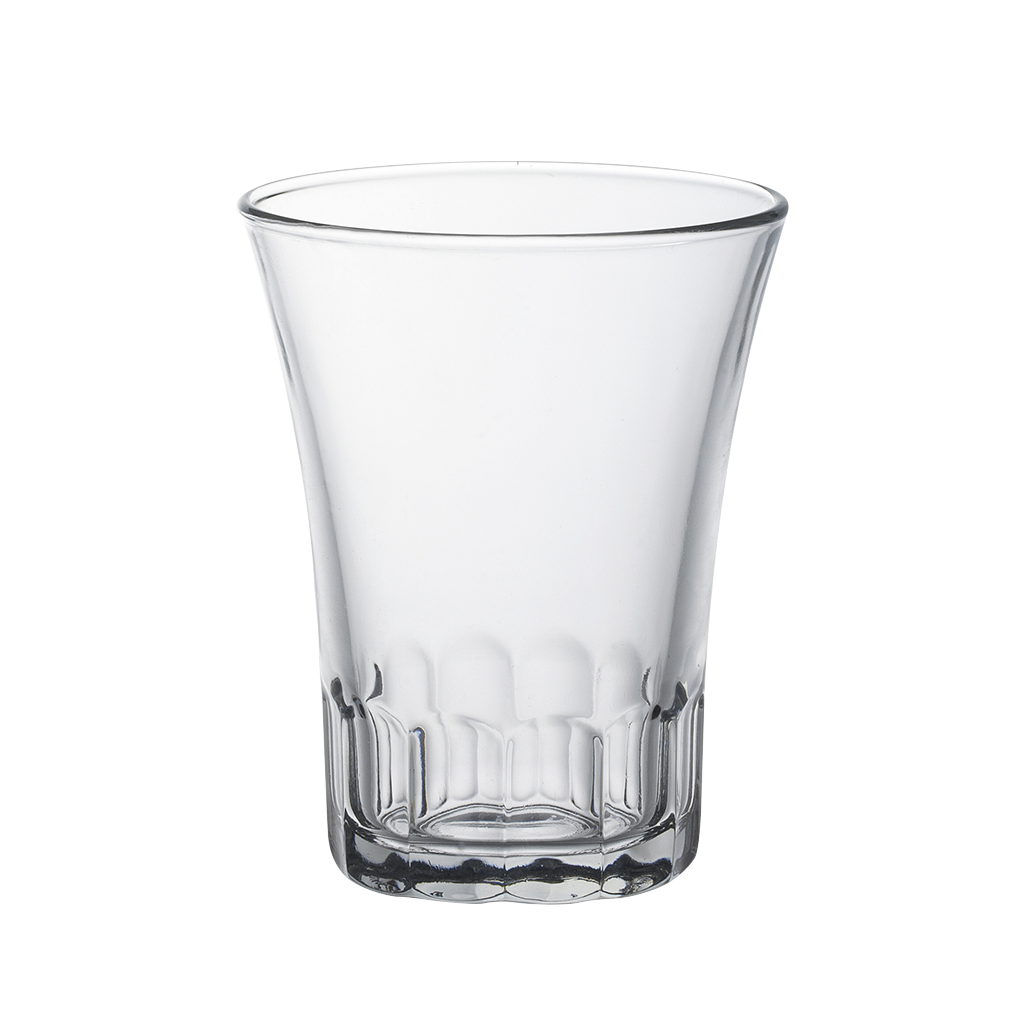 AMALFI - Tasse en verre transparent 17 cl (Lot de 4)