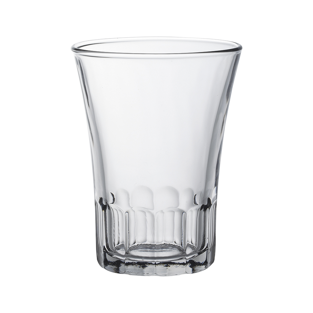 AMALFI - Tasse en verre transparent 20 cl (Lot de 4)