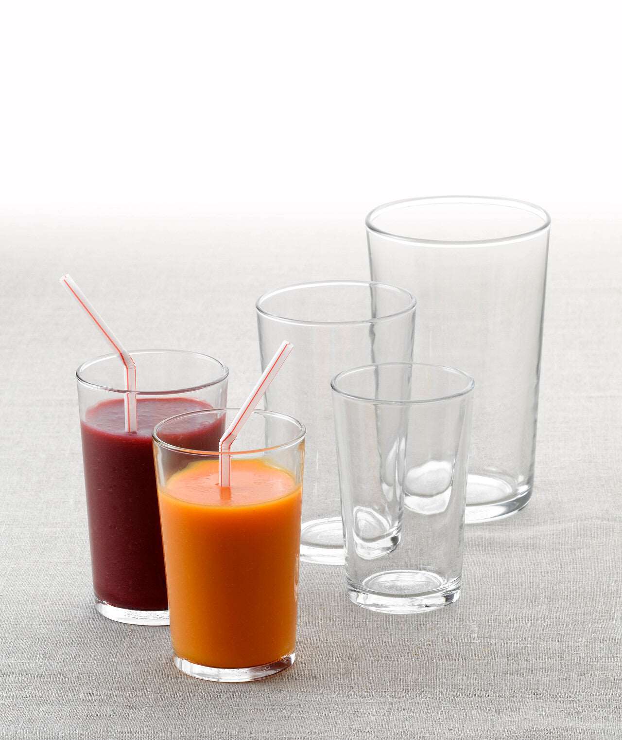 Plain - Vaso transparente 28 cl (lote de 6)