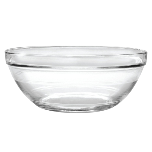 Le Gigogne - Saladier en verre transparent Empilable 5,8L - 31cm