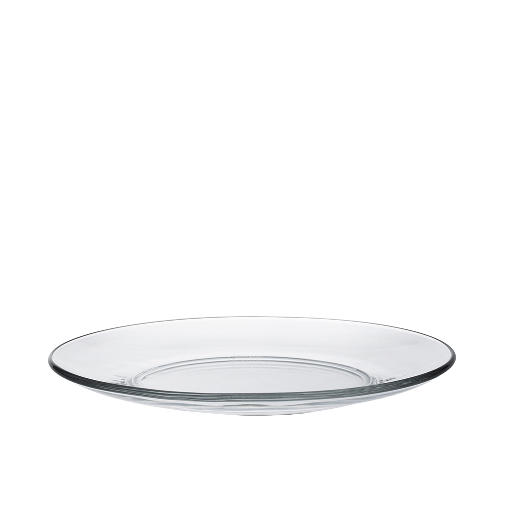 Lys - Assiette transparente x6 - 23,5cm