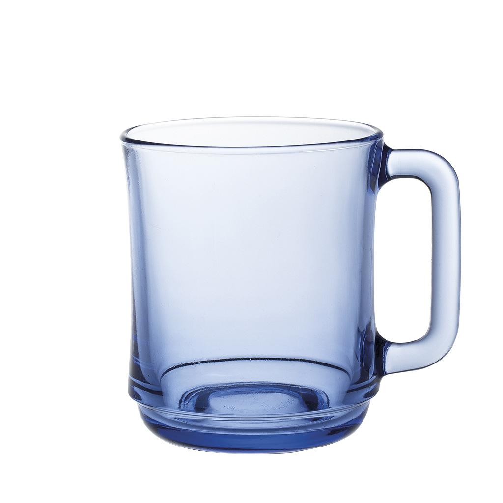 Lys - Tasse en verre Bleu Marine 31 cl (Lot de 6)