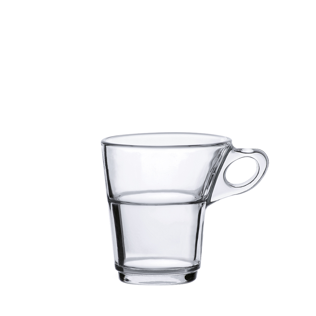 Caprice - Tasse en verre transparent 9 cl  (Lot de 6)