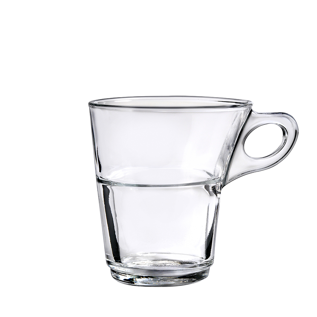 Caprice - Tasse en verre transparent 22cl - (Lot de 6)
