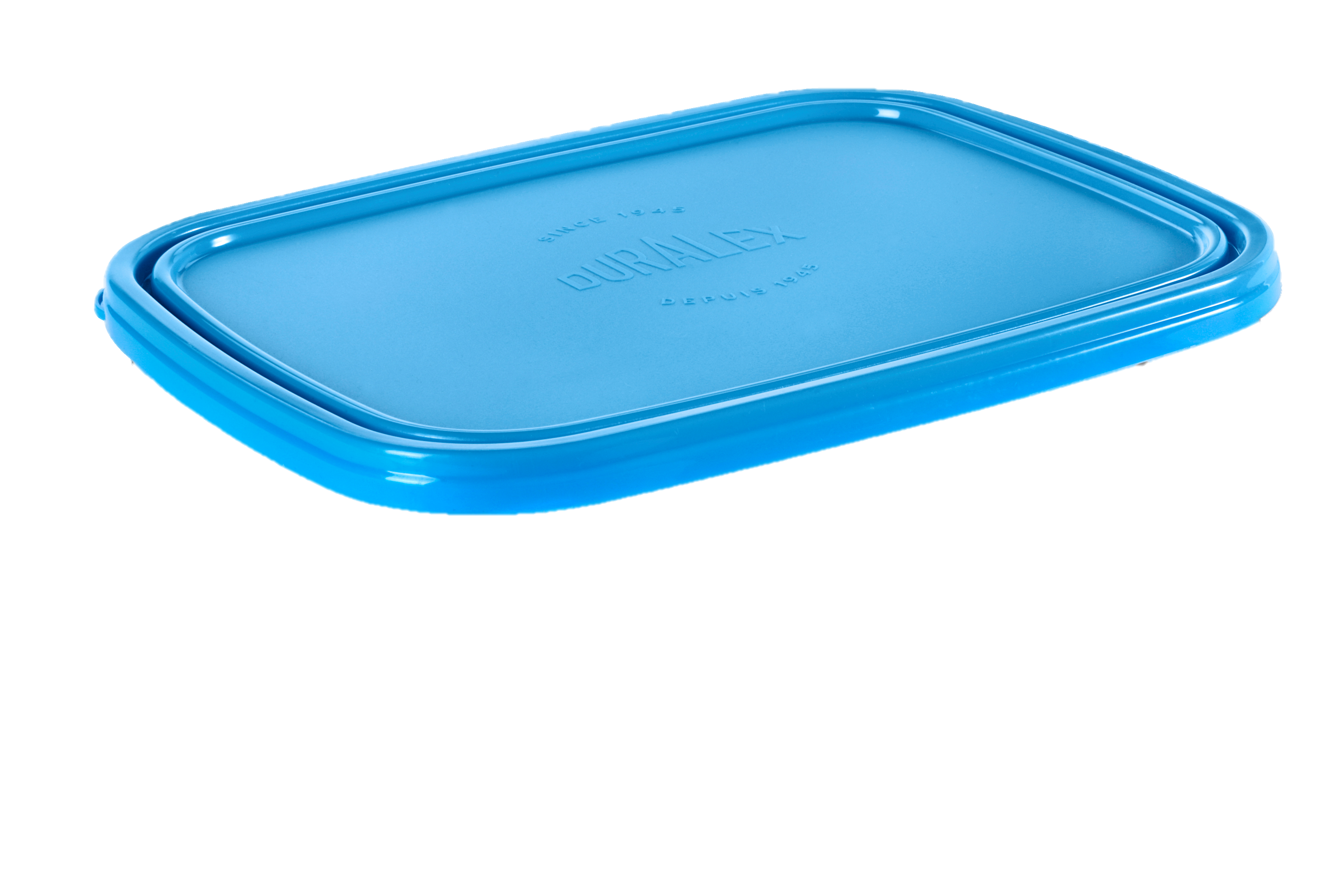 Freshbox - Couvercle Bleu rectangulaire - 21cm