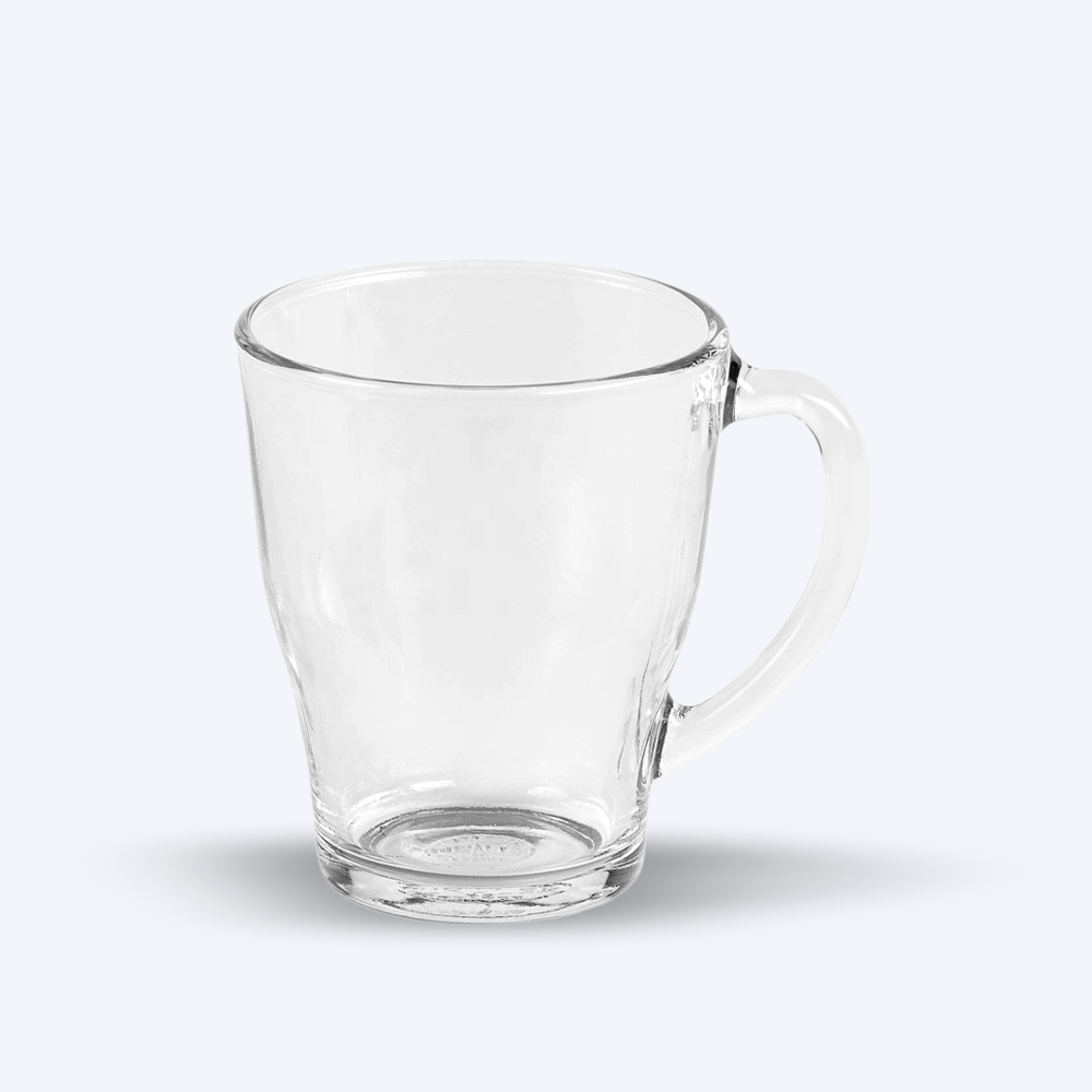 Transparente Glas-Tasse