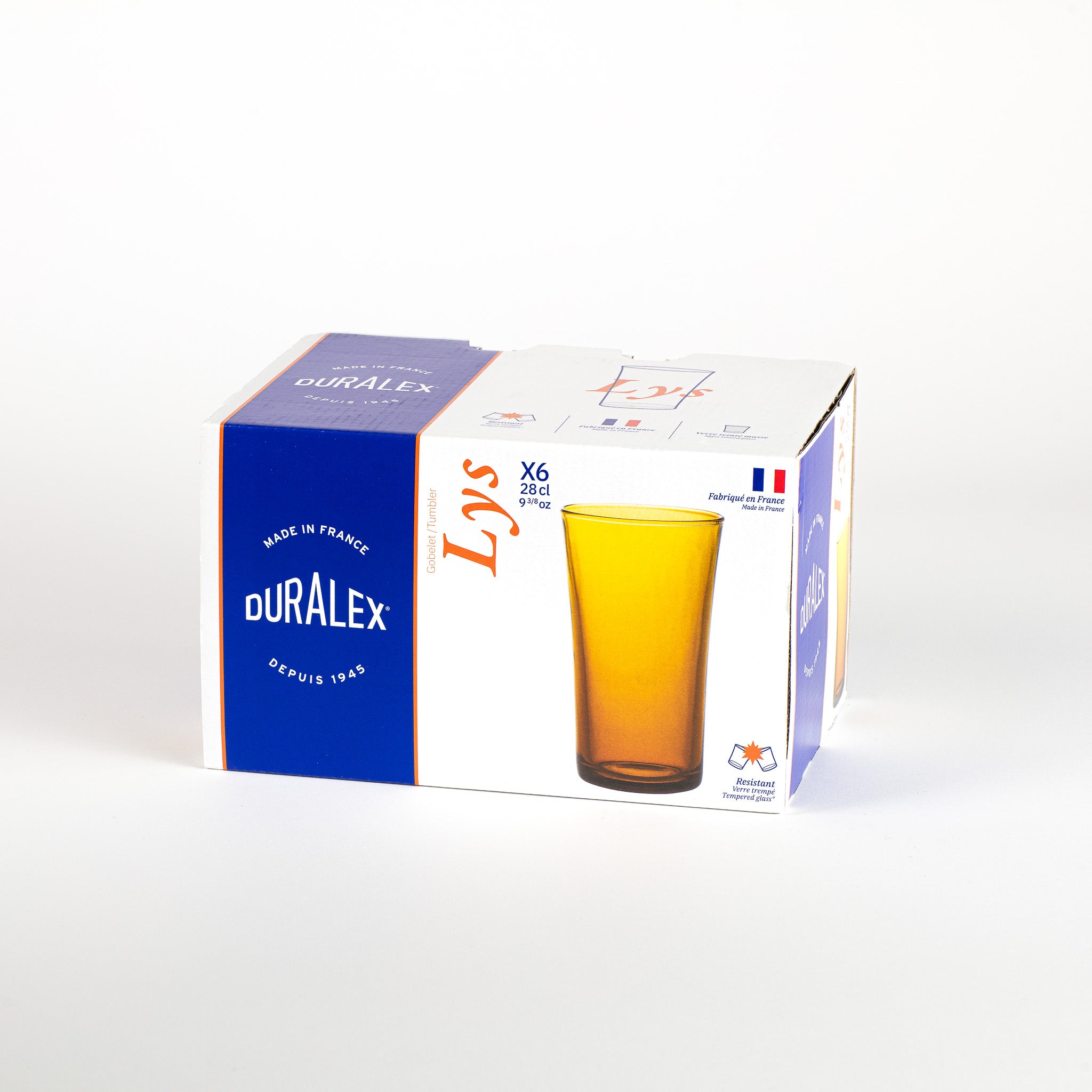 Lys - Verre Vermeil 28 cl (Lot de 6)