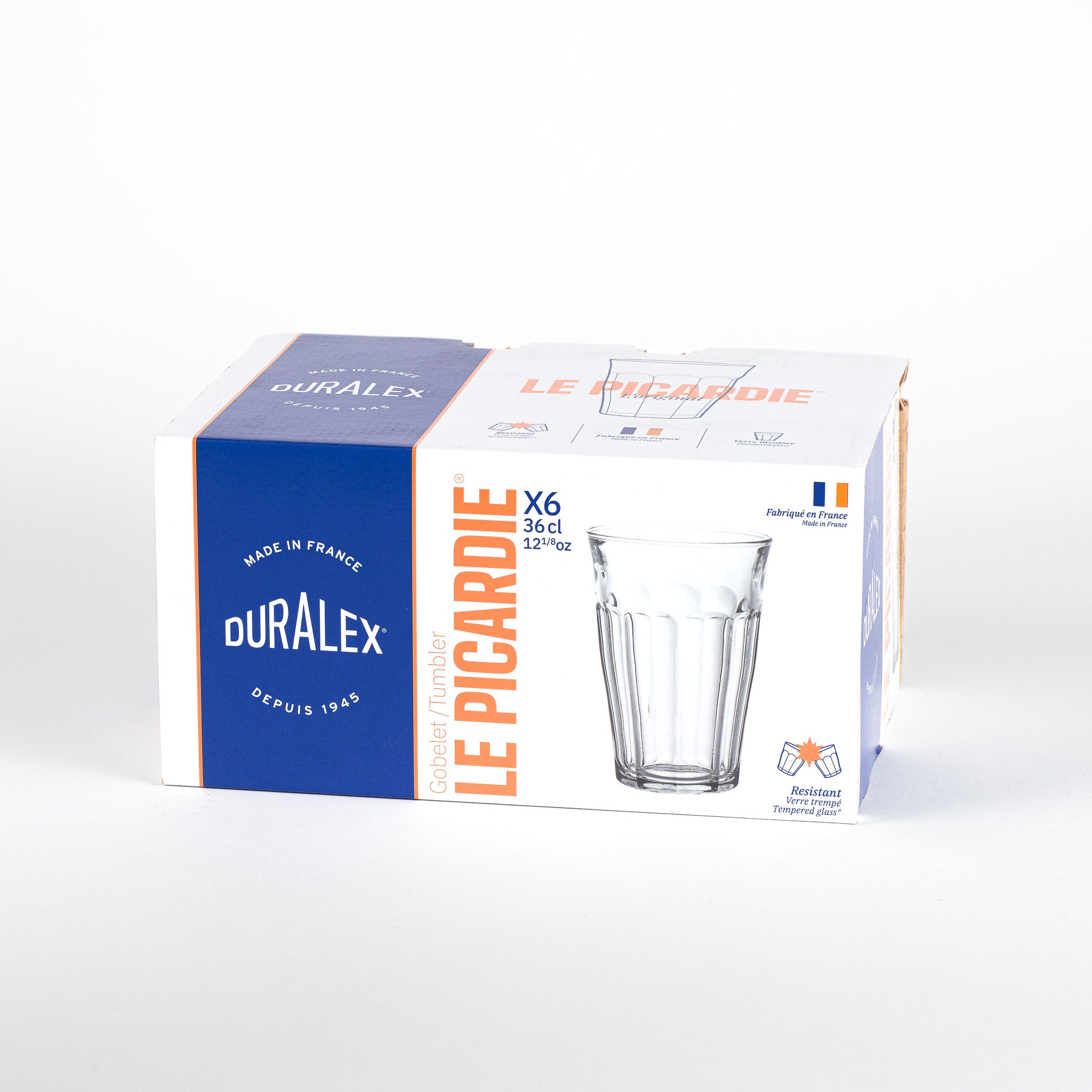 Le Picardie - Verre à eau - transparent - 36cl (Lot de 6)