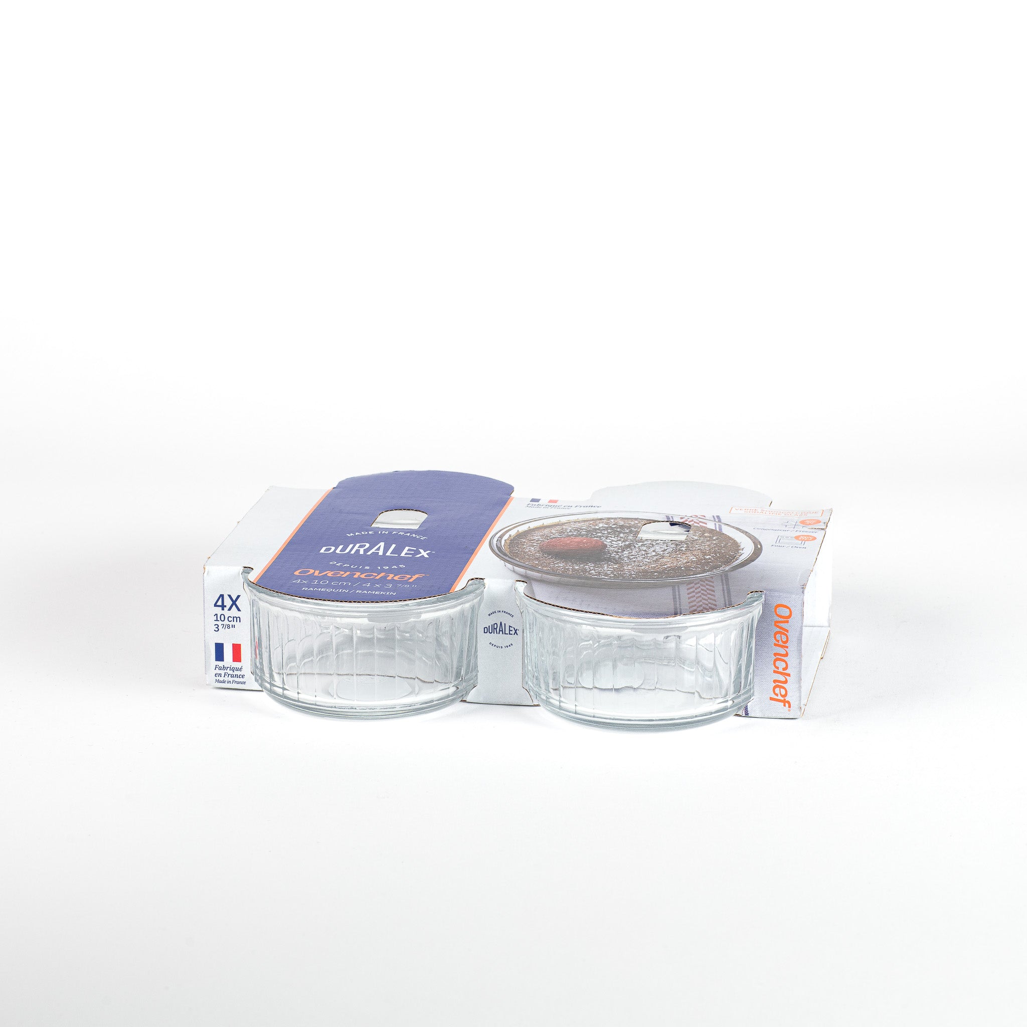 Ovenchef - Ramequin en verre transparent 24cl (lot de 4)