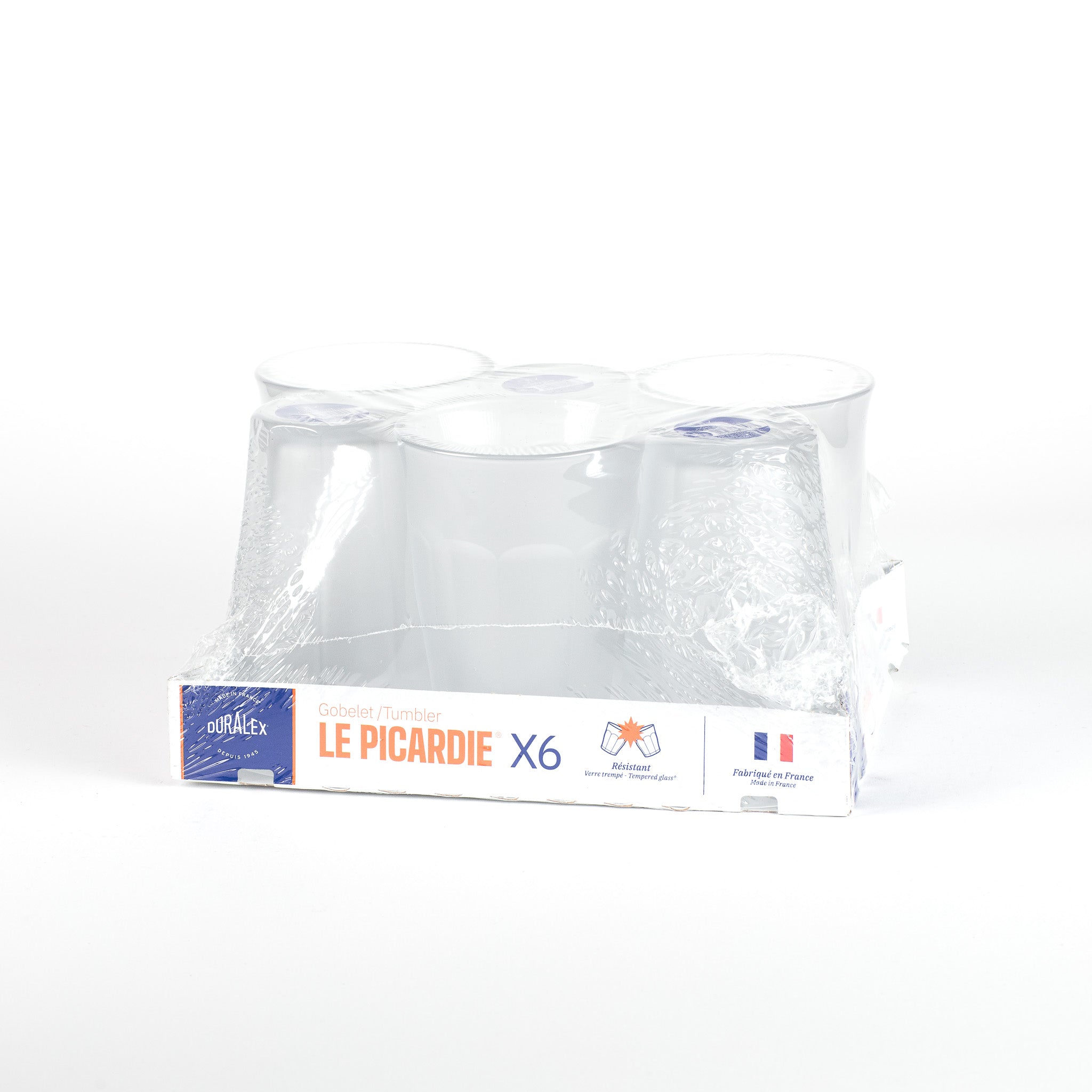 Le Picardie - Verre à eau - Givré 36cl (Lot de 6)