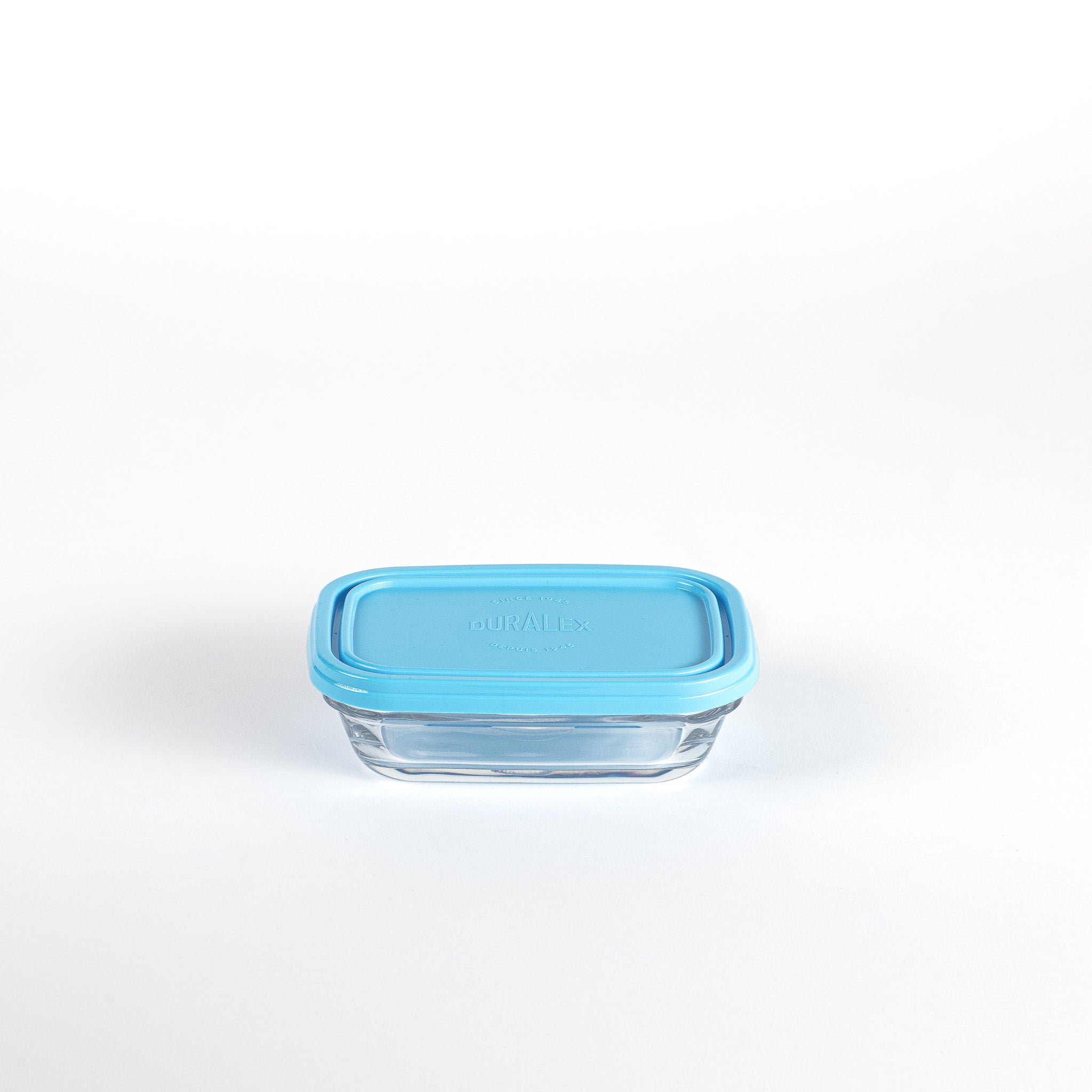 Freshbox - Boite de conservation rectangulaire couvercle bleu 39cl