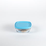 Freshbox - Lata cuadrada con tapa azul 61cl