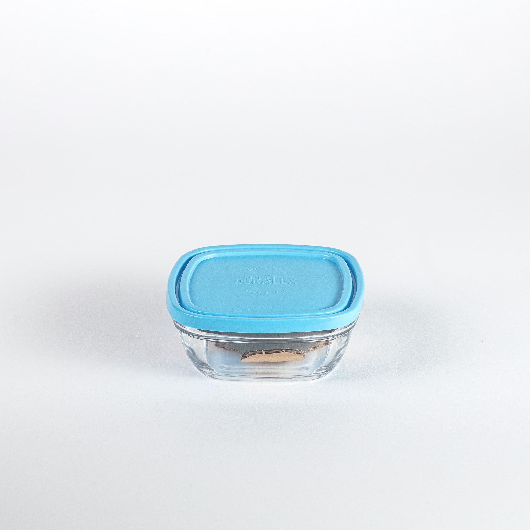 Freshbox - Boite de conservation carrée couvercle bleu 61cl