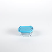 Freshbox - Lata cuadrada con tapa azul 15cl