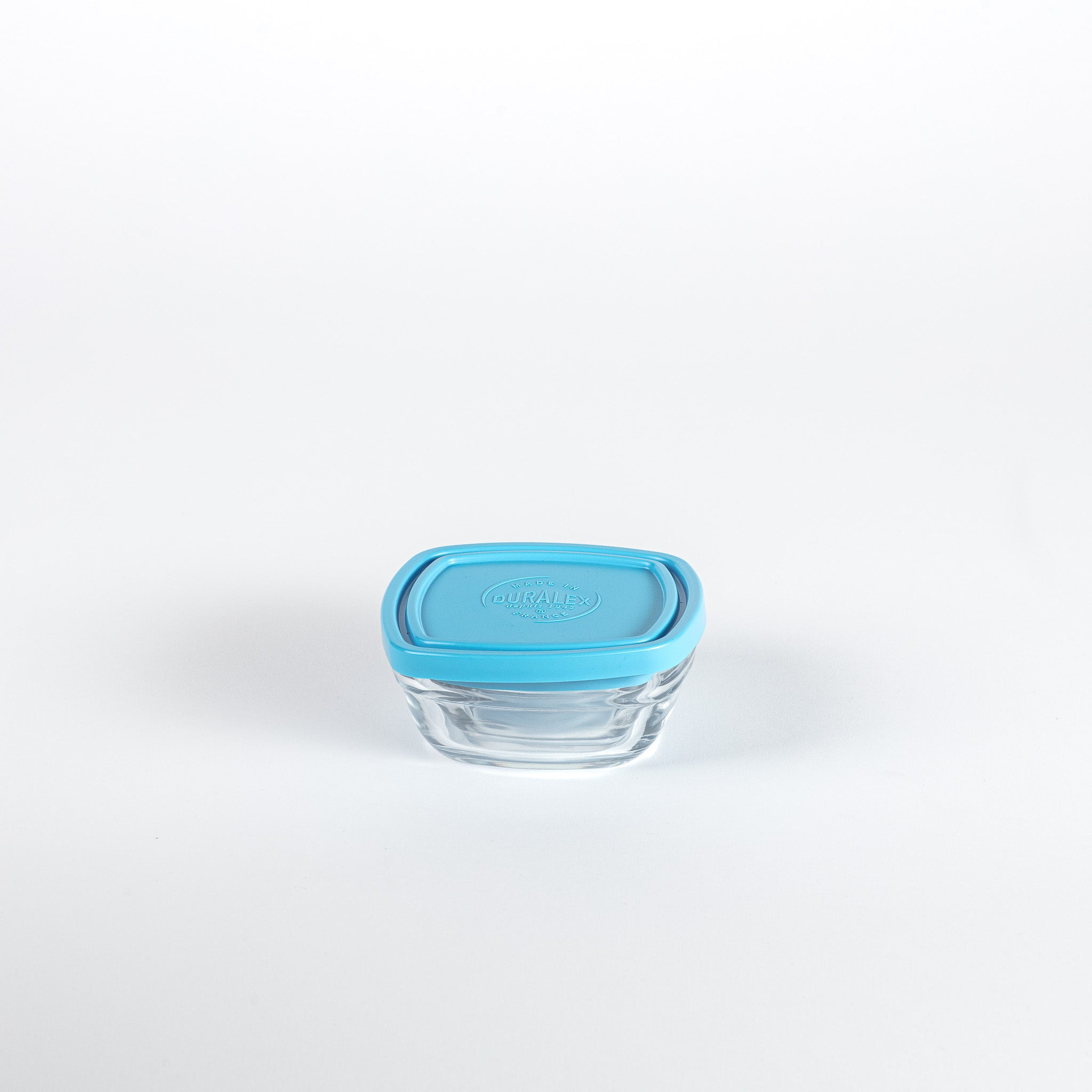 Freshbox - Boite de conservation carrée couvercle bleu 15cl