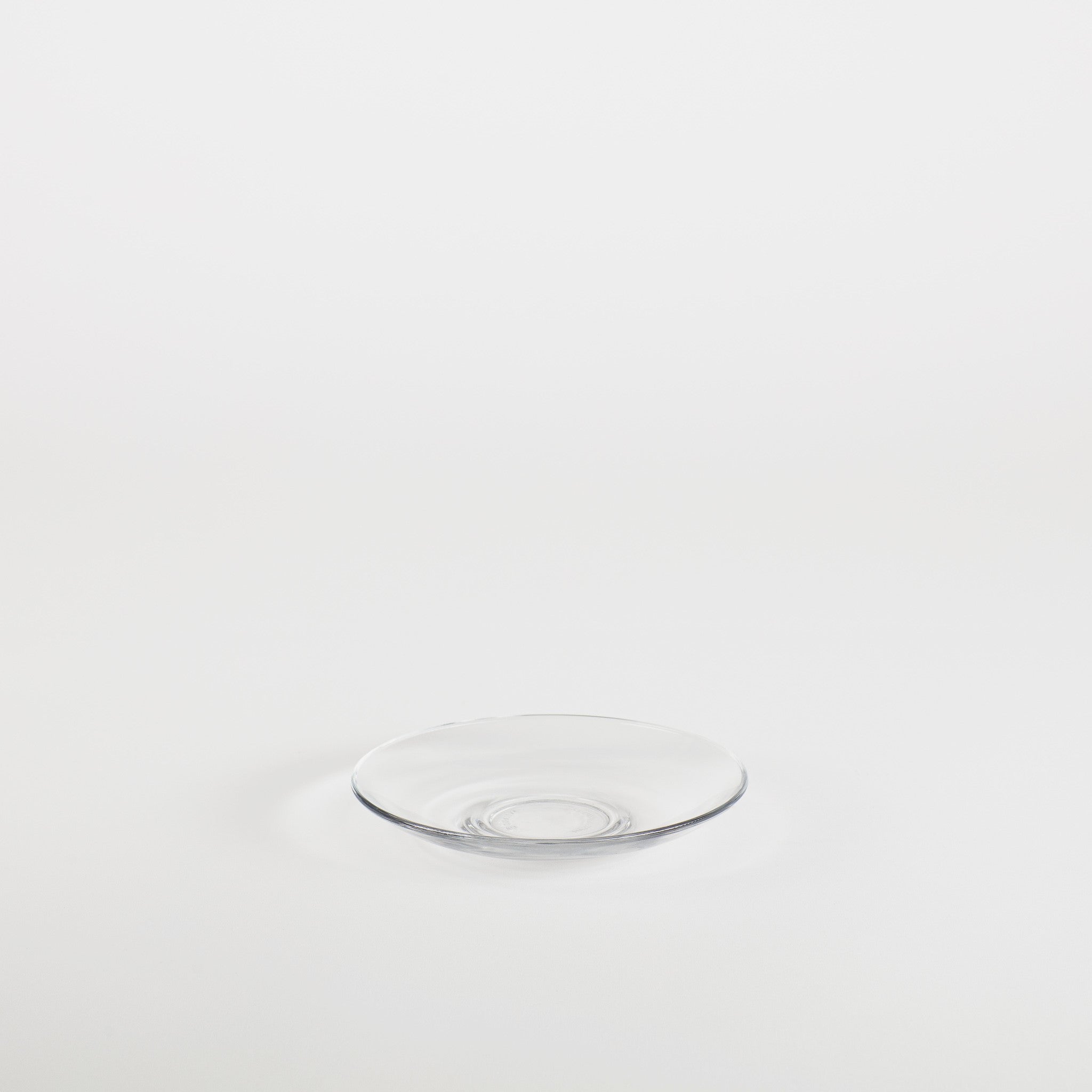 Le Gigogne - Soucoupe en verre transparent 13,5 cm (lot de 6)
