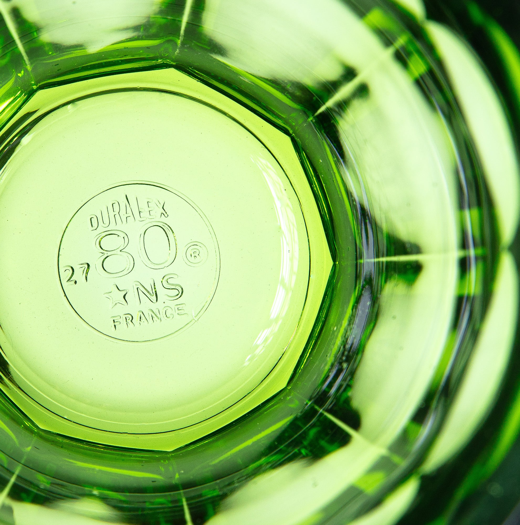 Le Picardie - Verre 25cl panaché couleurs -  80 ans (Lot de 6)