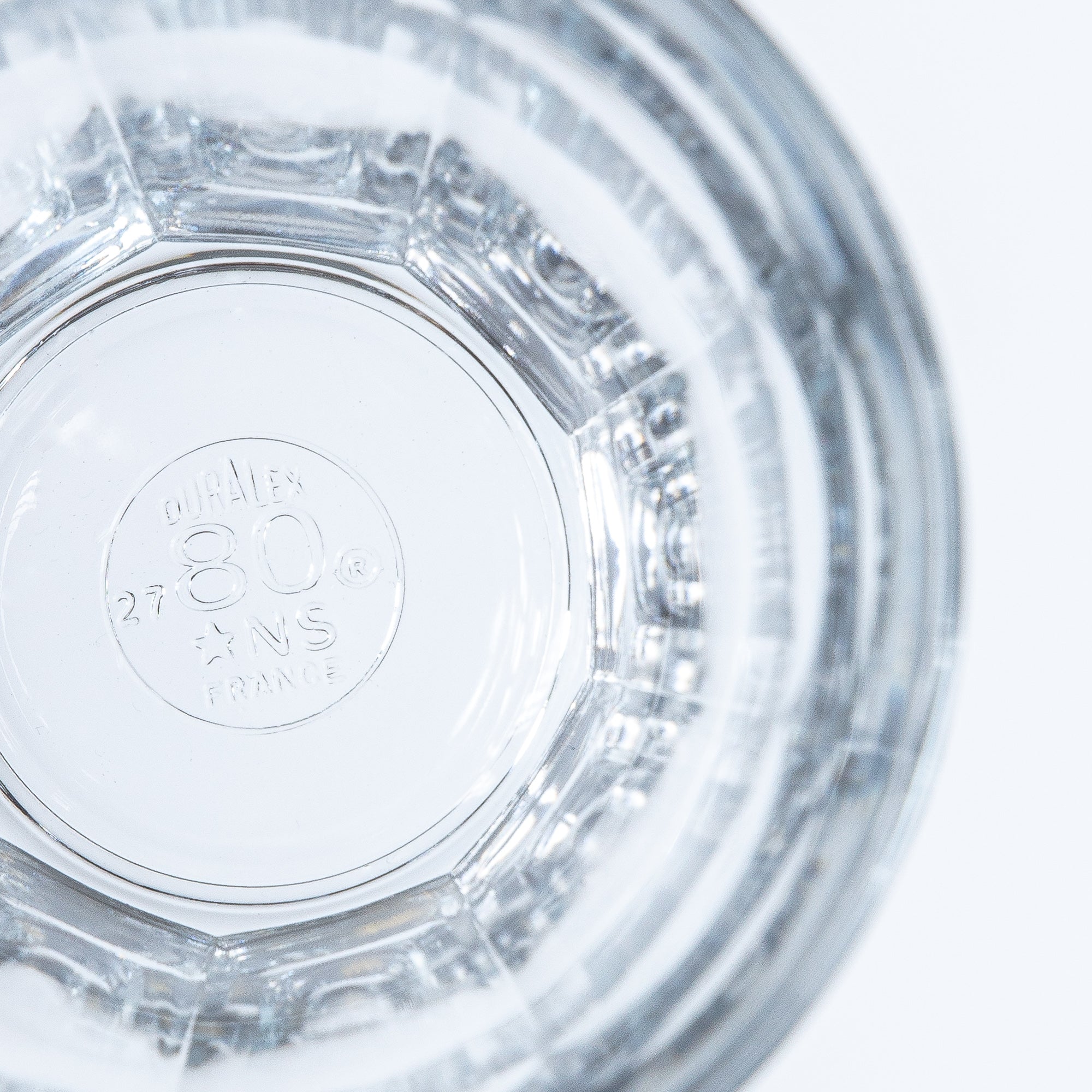 Le Picardie - Vaso transparente 25cl - 80 años (Lote de 6)