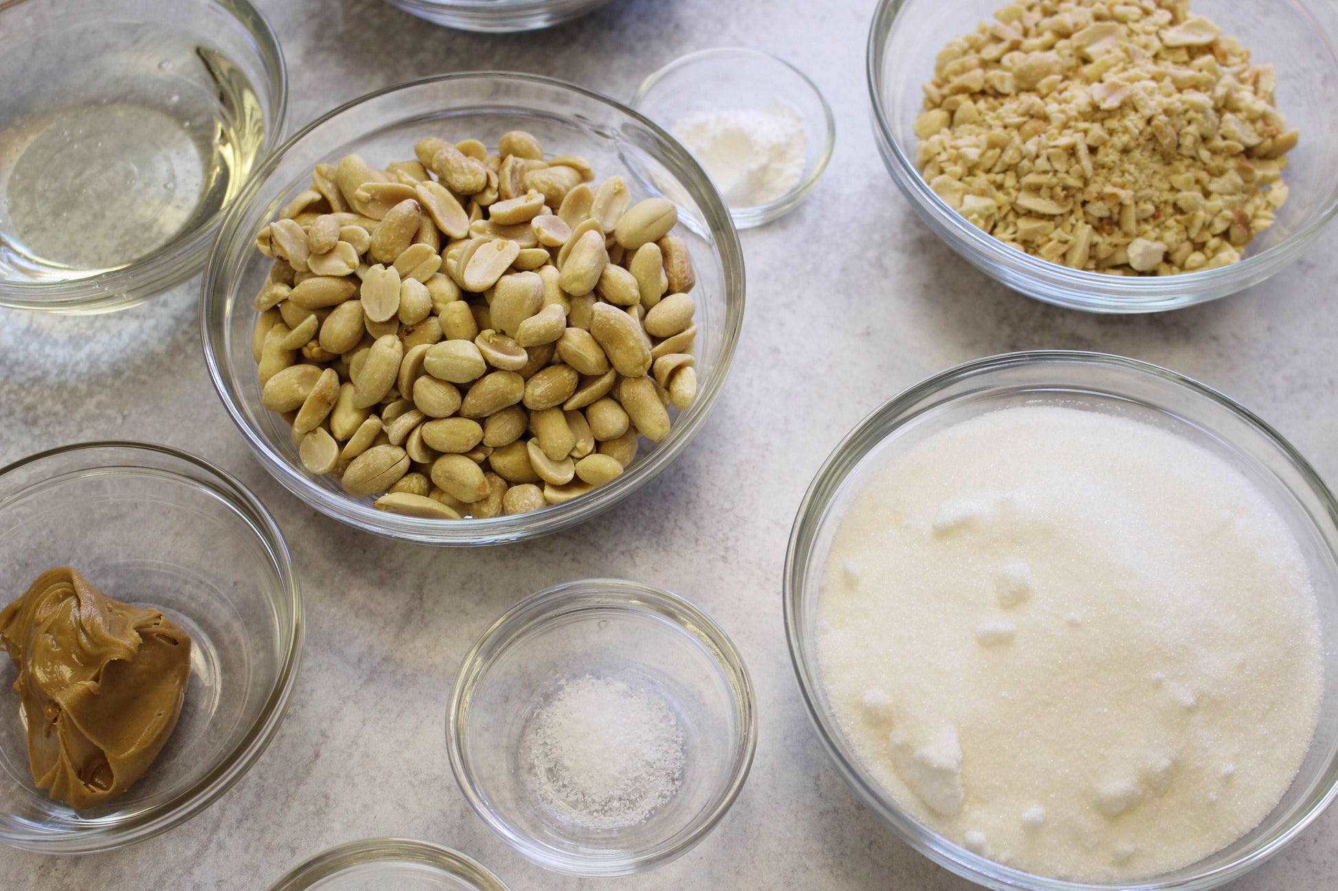 Lys - Coupelle en verre transparent Empilable (Lot de 6)