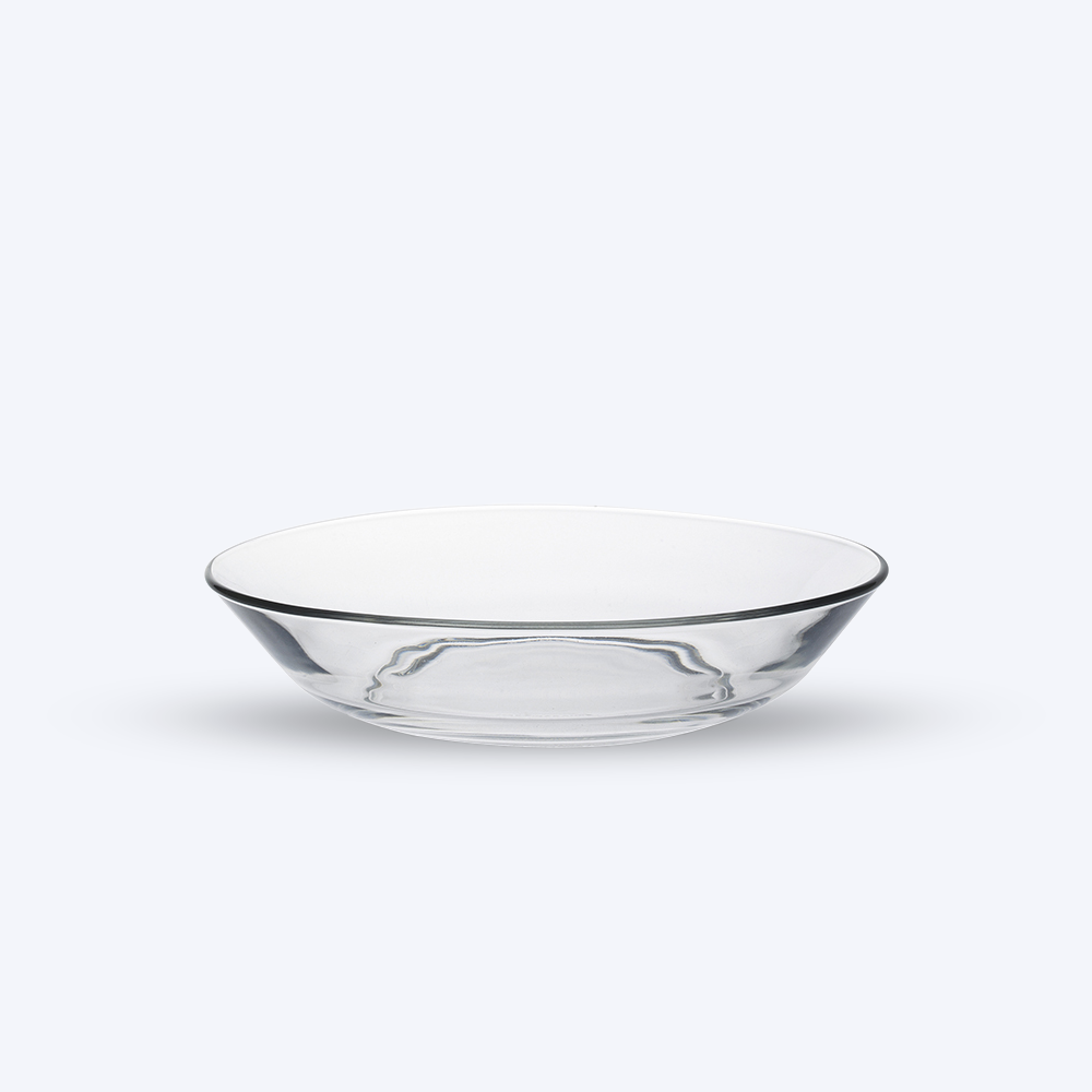 Lys – Tiefer Teller aus transparentem Glas, 6er-Set – 17,5 cm – Duralex® Boutique