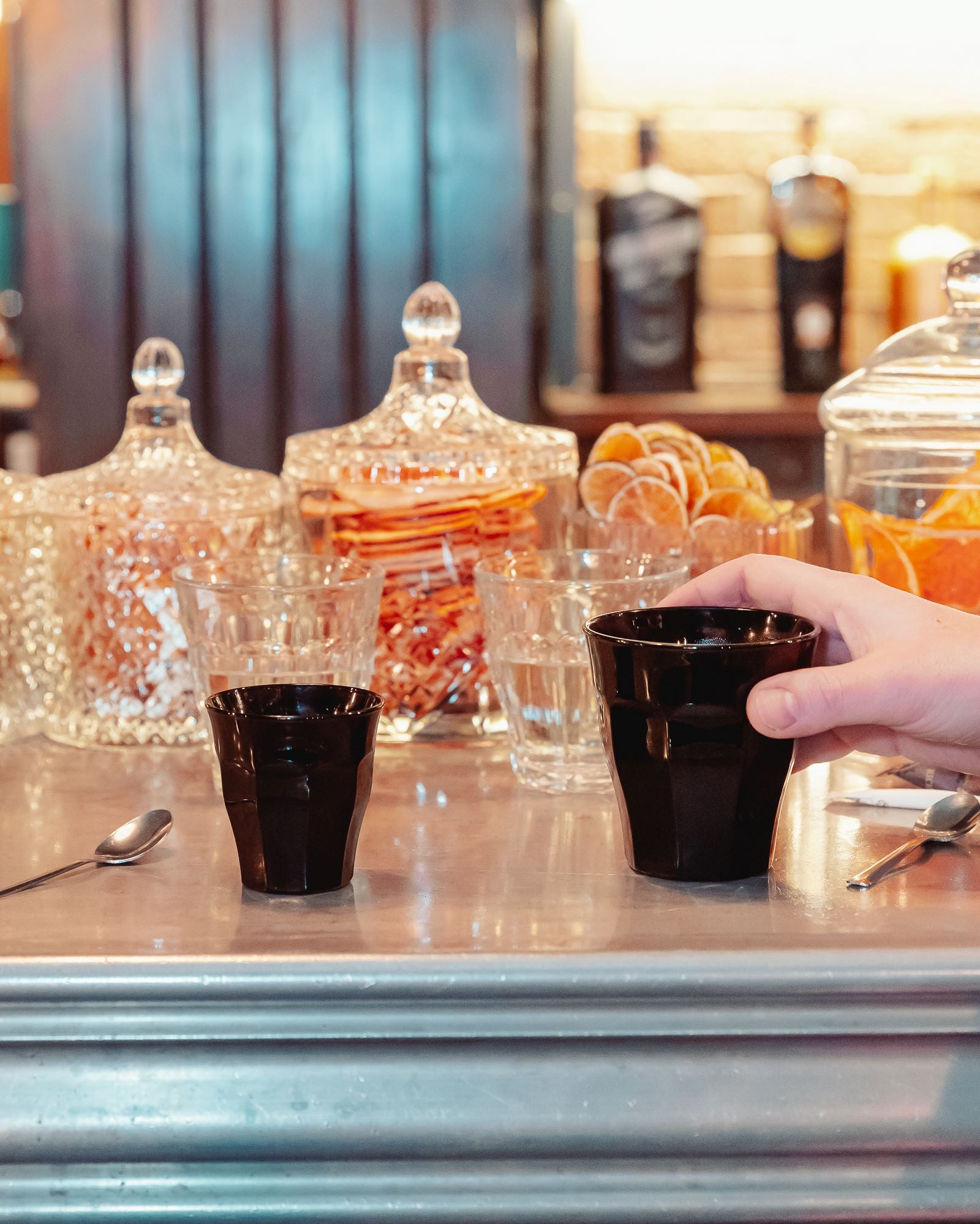 verre picardie café restaurant 25cl noir