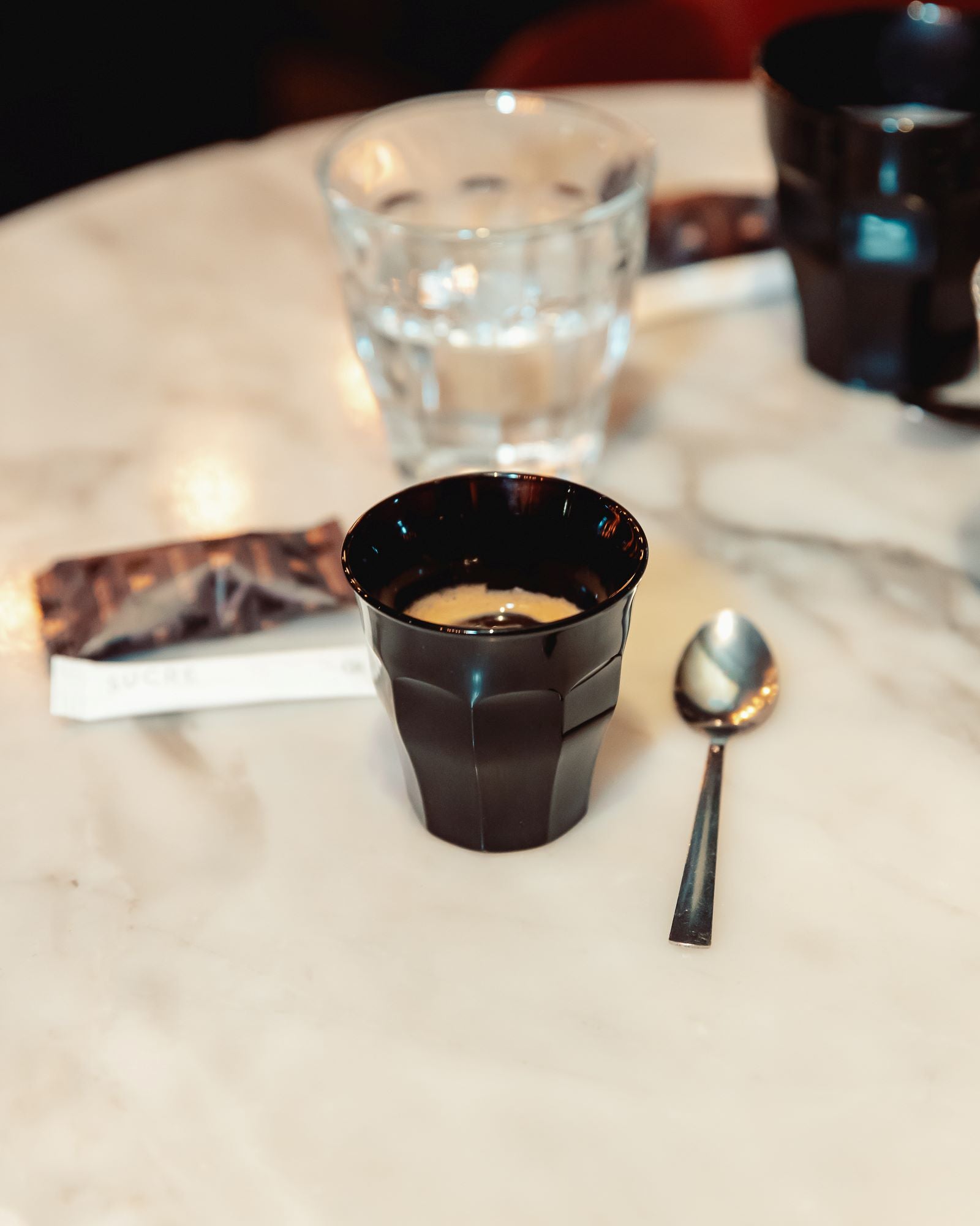 Le Picardie® Negro Brillante - Vaso 9cl - (Lote de 6)