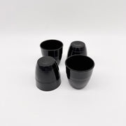 Le Gigogne - Negro brillante - Vaso 9cl - (Lote de 4)