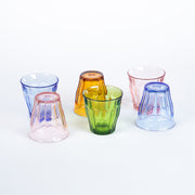 Le Picardie - Verre 25cl panaché couleurs -  80 ans (Lot de 6)