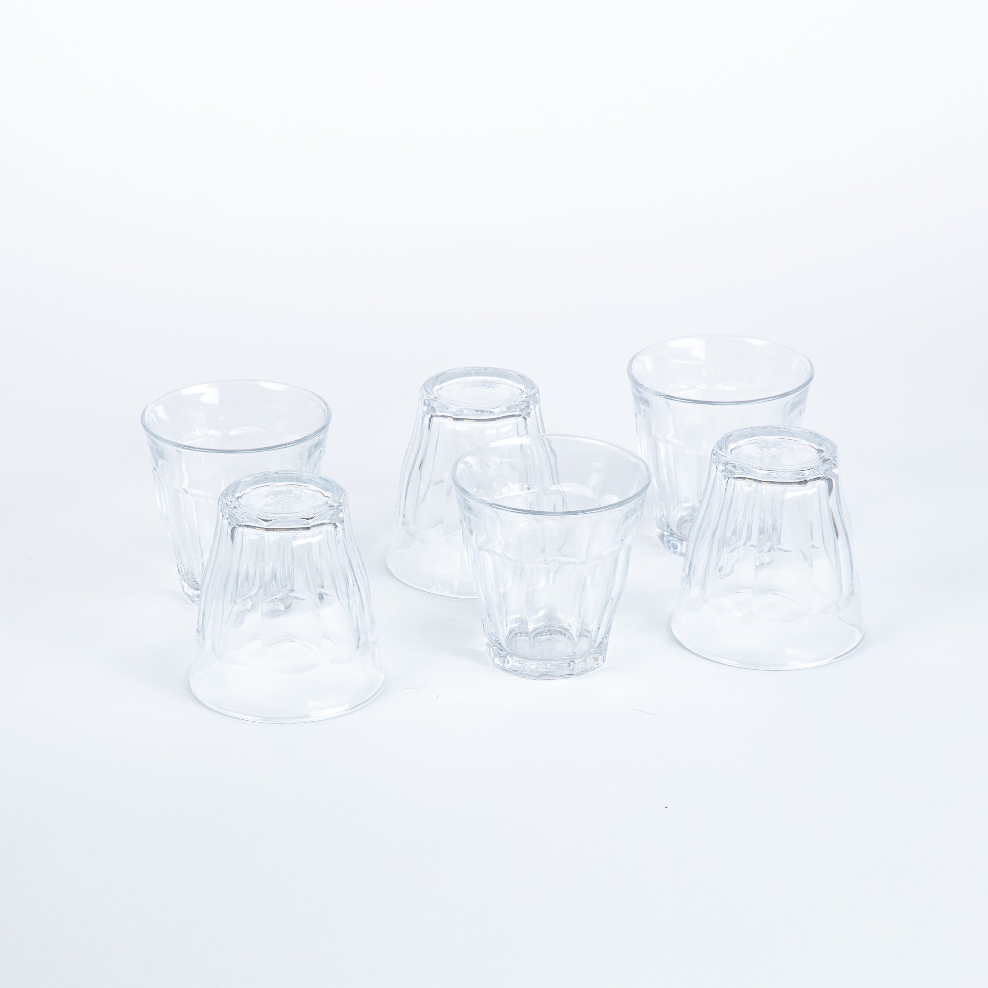 Le Picardie - Verre transparent 25cl -  80 ans (Lot de 6)