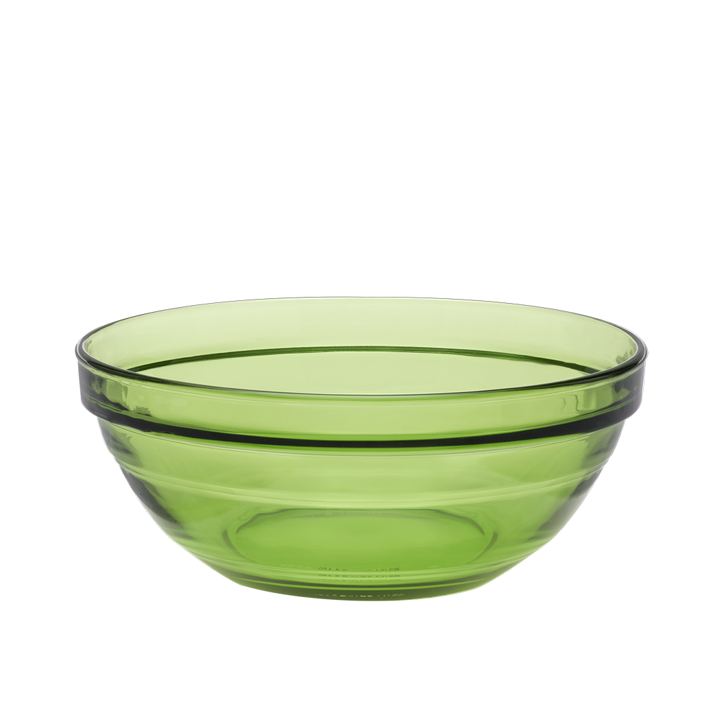 Le Gigogne - Saladier en verre Empilable 97cl - 17cm Vert