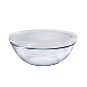 Freshbox - Lata redonda con tapa blanca 2,4L