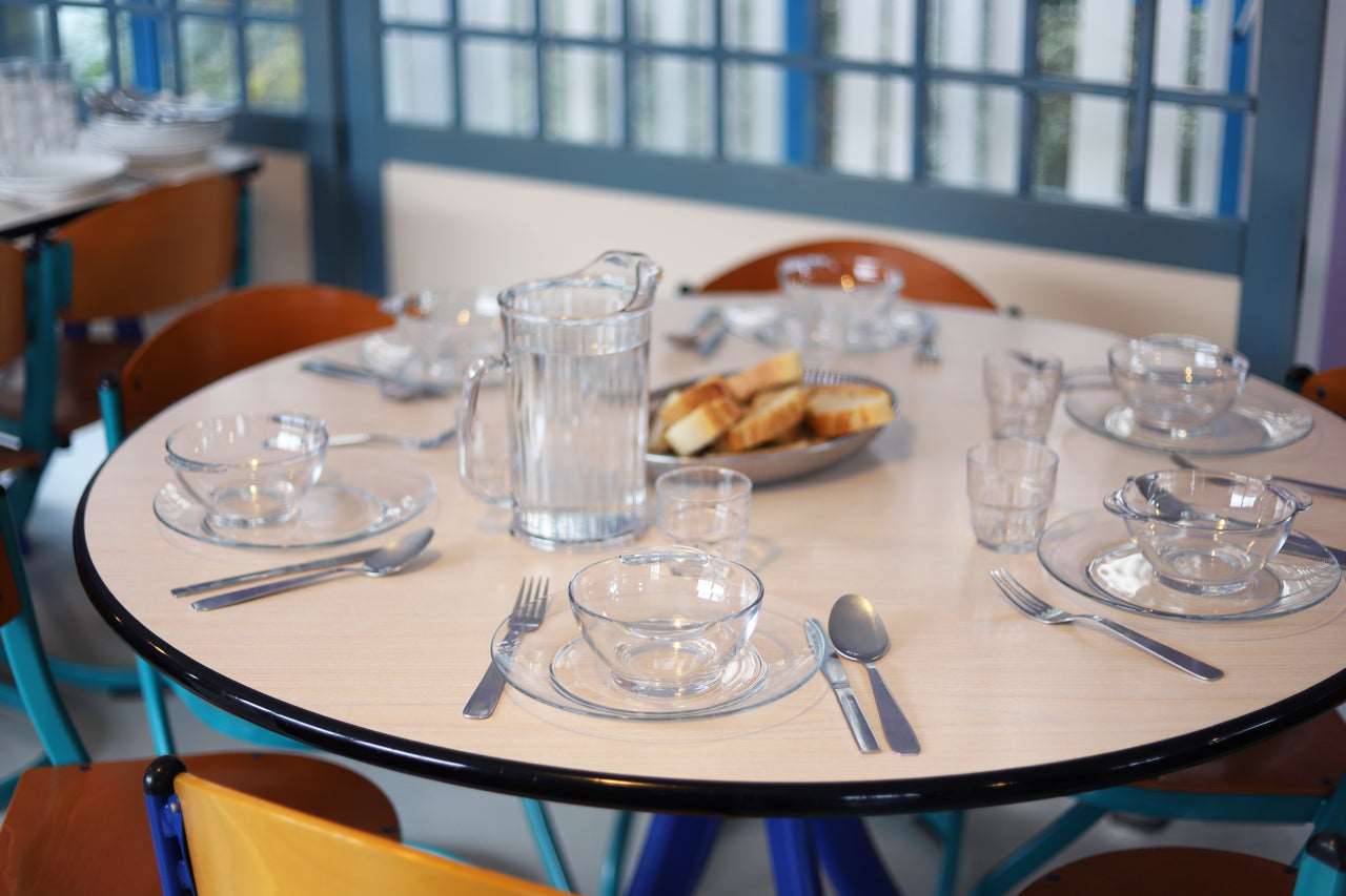 Lys - Bol transparent en verre à Oreilles 0.51L (Lot de 6)