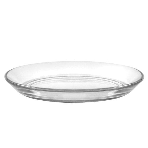 Lys - Assiette en verre transparent Club 13,5 cm (Lot de 6)