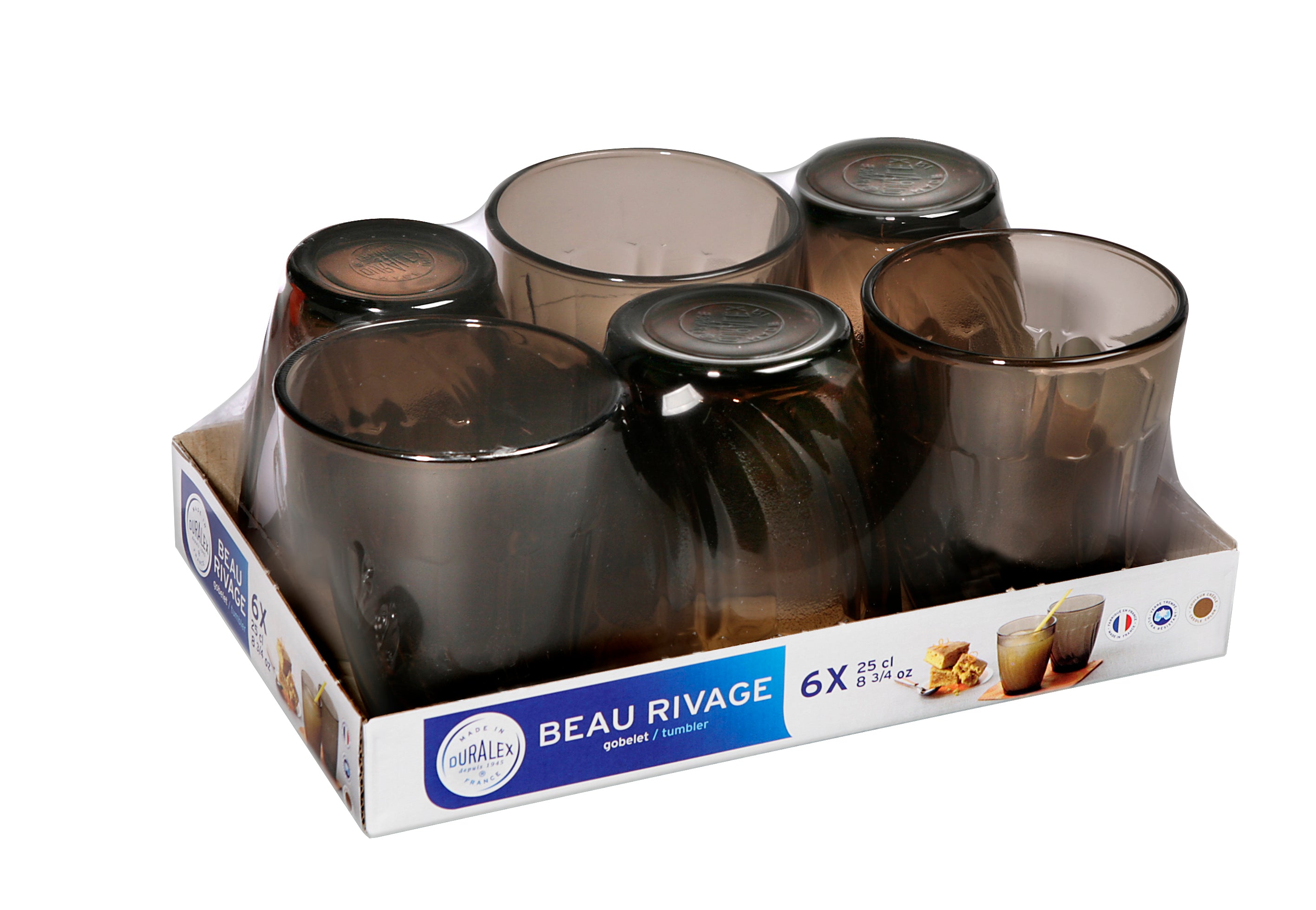 Beau Rivage - Gobelet Sépia - 25cl