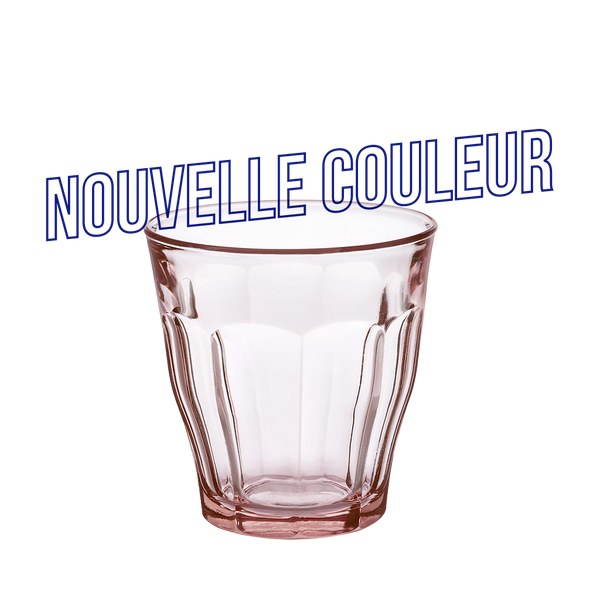 RETRO-CHIC Le Picardie®  - Verre de table en verre 25 cl (Lot de 4)