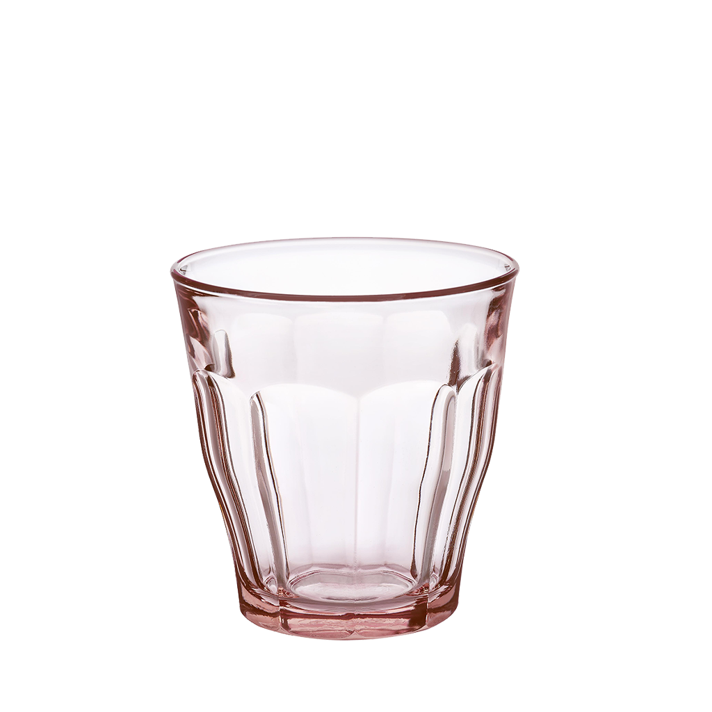 Le Picardie - Verre à eau - Rose - 25cl (Lot de 4)