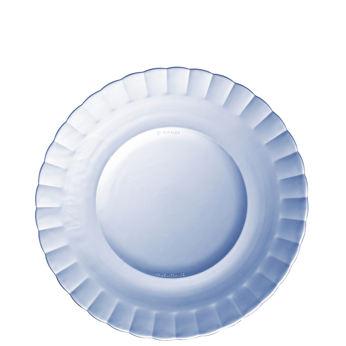 [mm] Le Picardie® - Assiette plate en verre 23 cm & 26 cm (lot de 6)