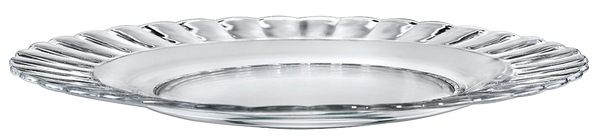 Le Picardie®  - Assiette plate en verre 23 cm & 26 cm (lot de 6)