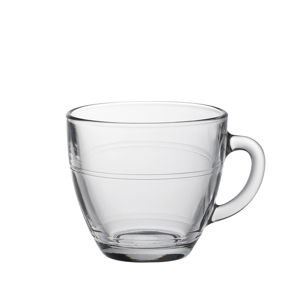 Le Gigogne - Tasse en verre transparent 22 cl (Lot de 6)