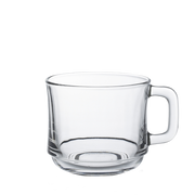 Lys - Tasse en verre transparent Empilable 22 cl (Lot de 6)
