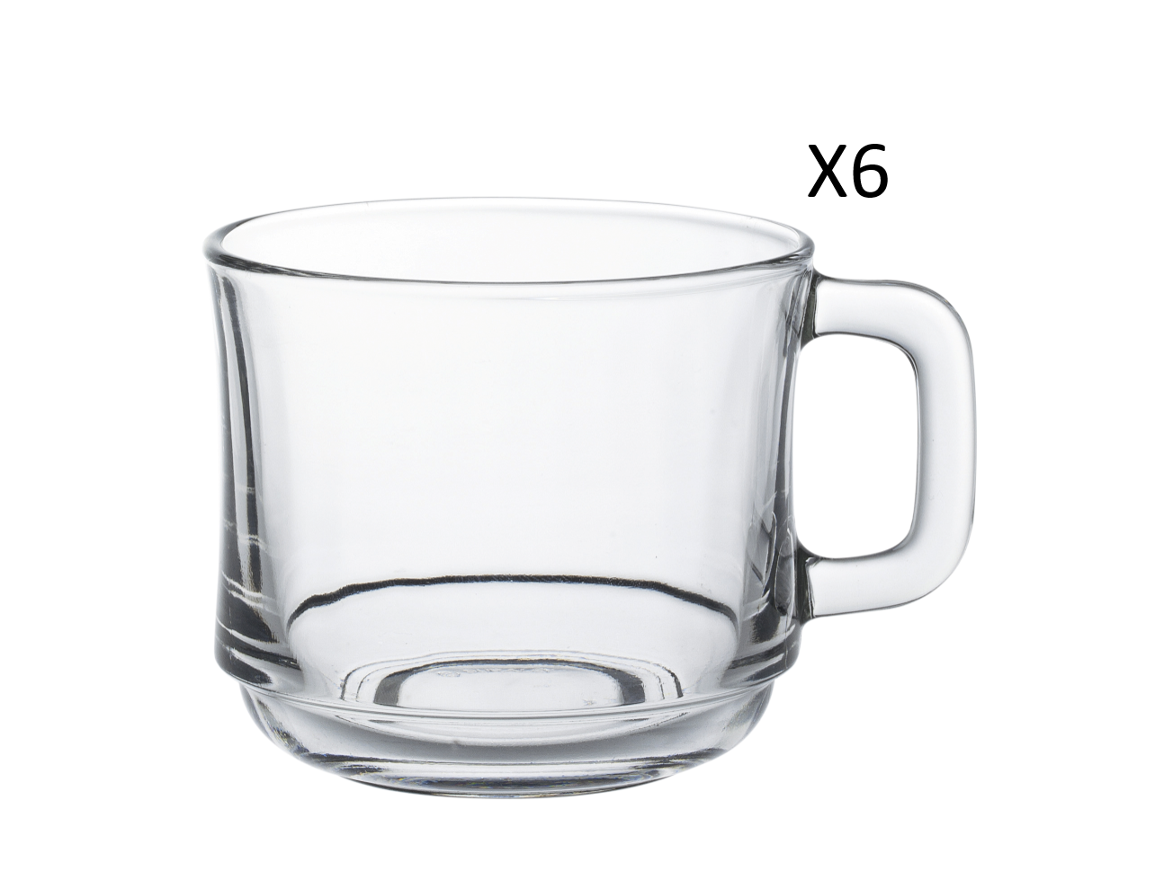Lys – Transparenter Glasbecher 31 cl (6er-Set)