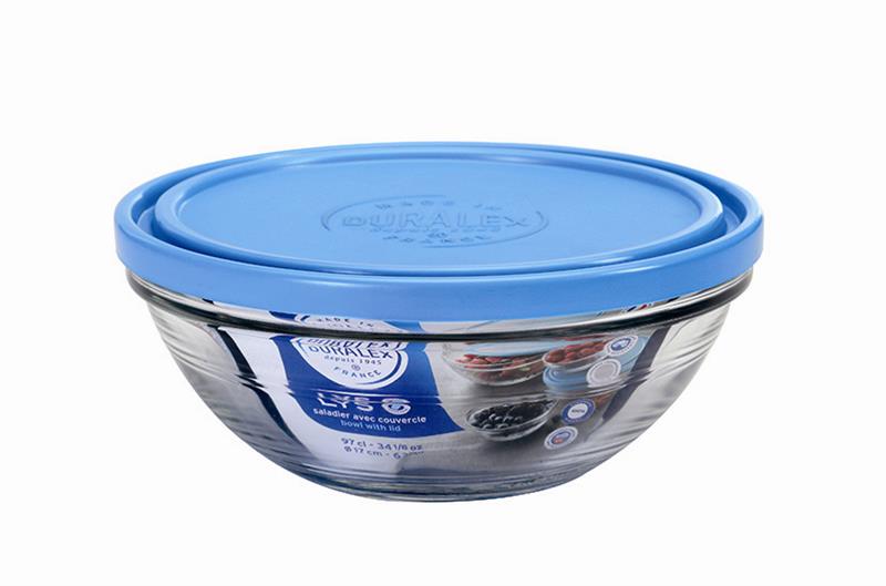 Le Gigogne - Saladier en verre transparent Empilable 97cl - 17cm