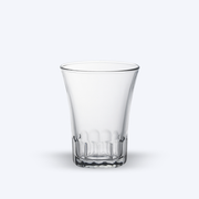 AMALFI - Tasse en verre transparent 17 cl (Lot de 4)