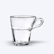 Caprice - Tazza in vetro trasparente 22 cl - (Set da 6)