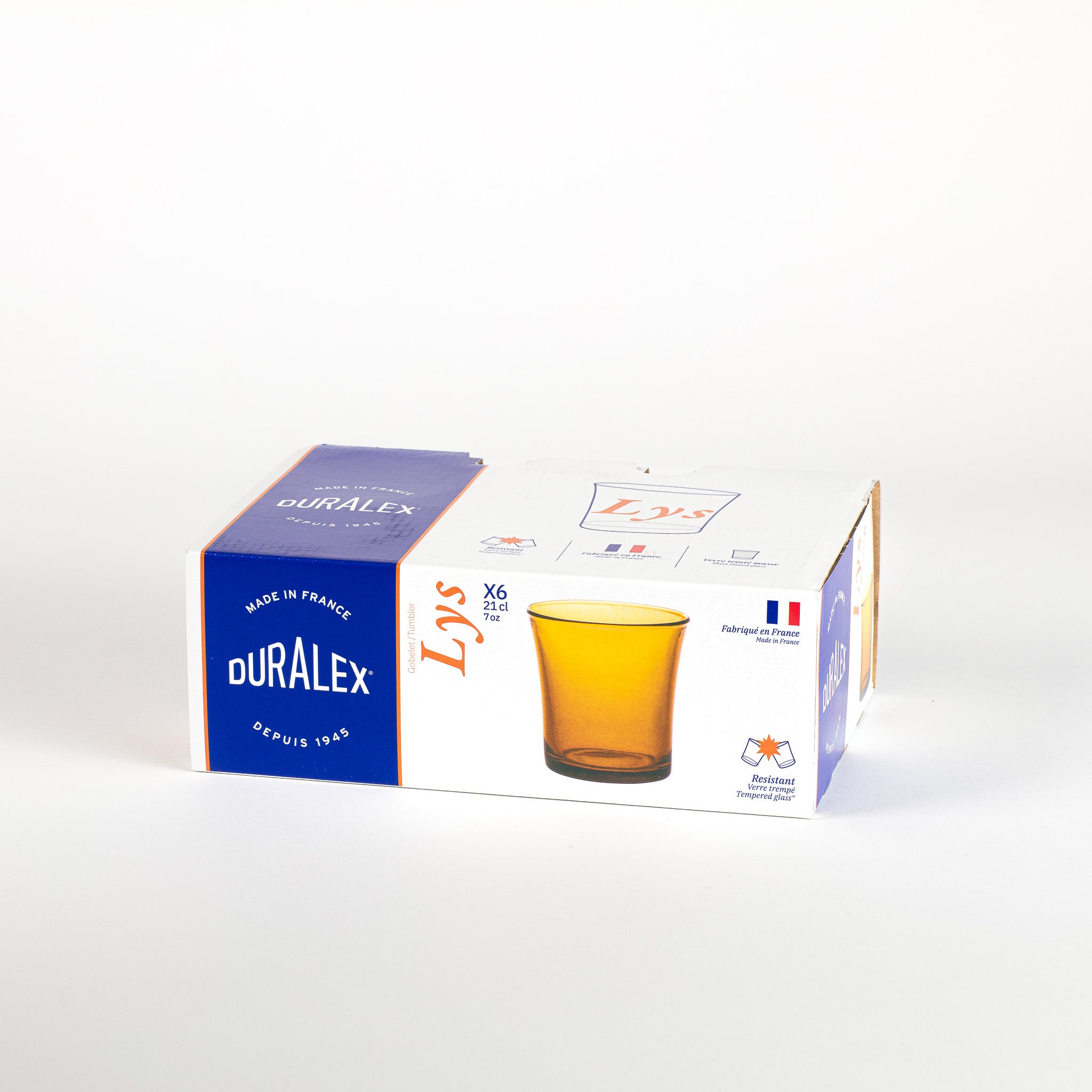 Lys - Verre Vermeil 21 cl (Lot de 6)