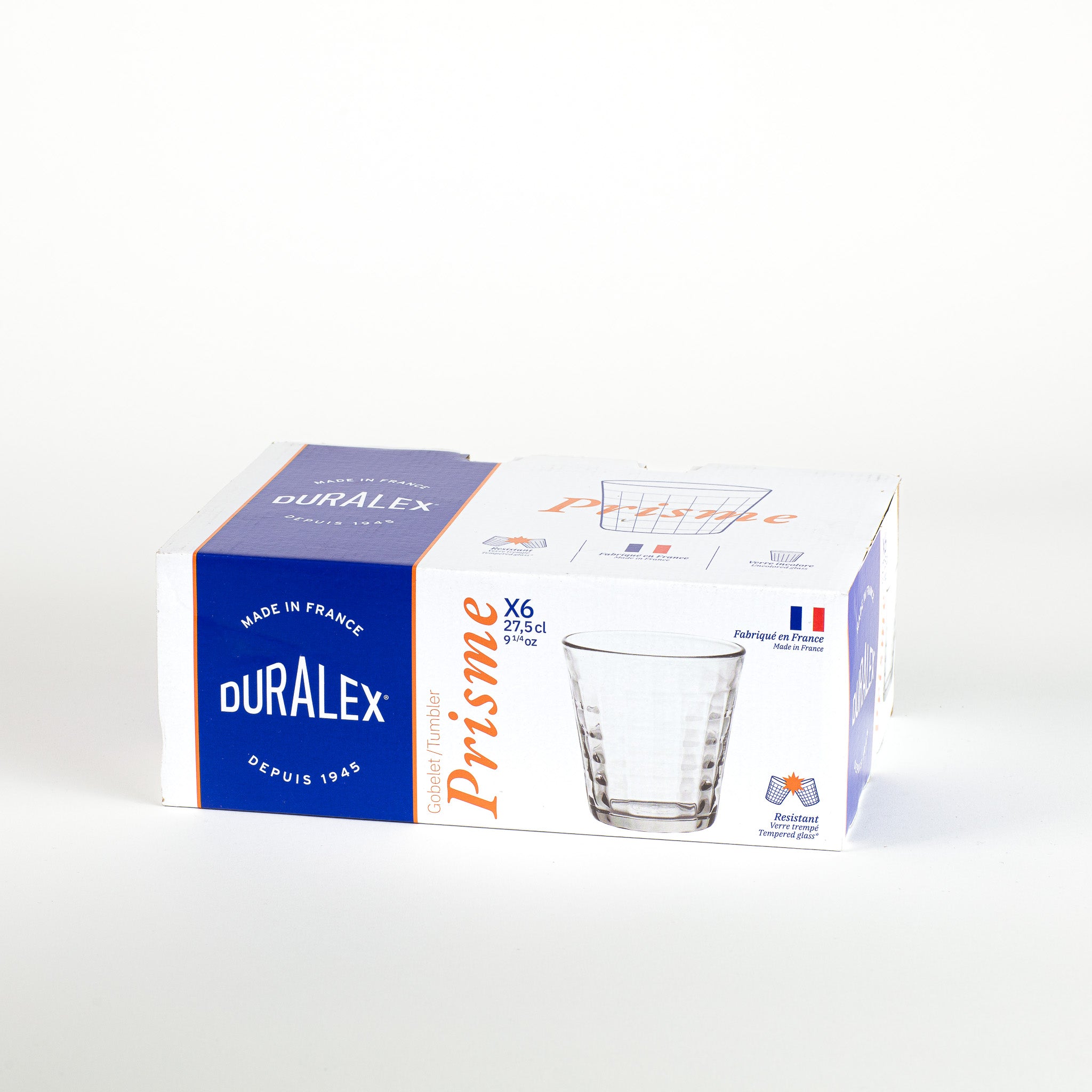 Prisme - Verre Transparent 27,5cl  (Lot de 6)