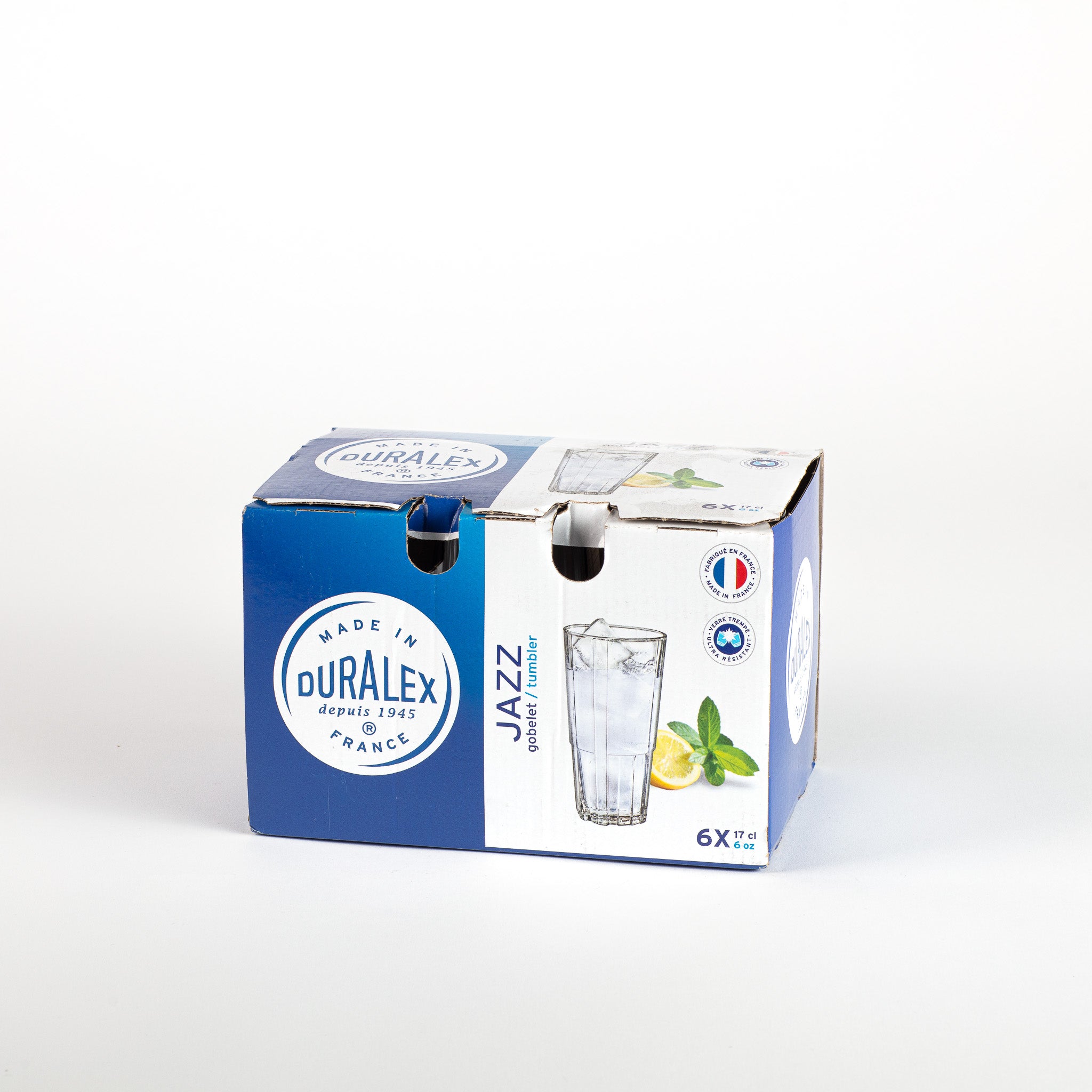 Jazz - Verre à cocktail haut transparent 17cl (Lot de 6)