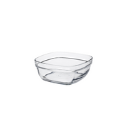 Lys - Saladier carré en verre transparent 14 cm - 61 cl