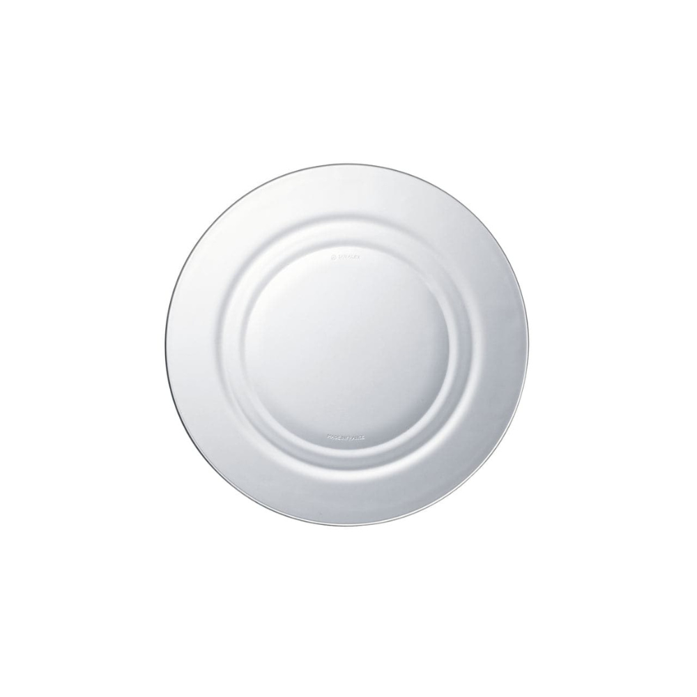 Lys - Assiette creuse en verre transparent x6 - 23cm