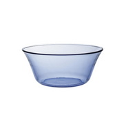 Lys - Saladier en verre - Bleu Marine - 17cm - 91cl